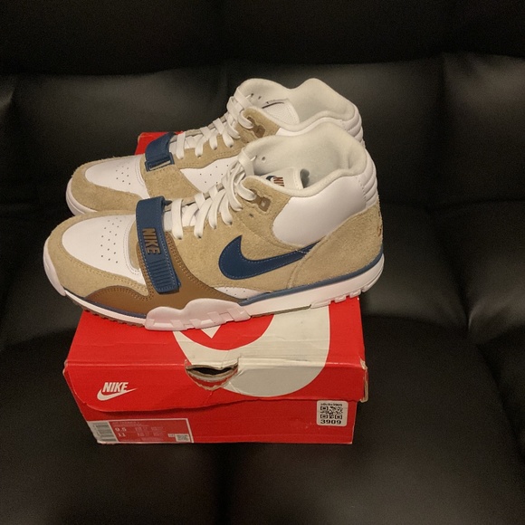 Nike Air Trainer 1 Bo Jackson Size 9.5 Limestone and Valerian Blue - Picture 1 of 8